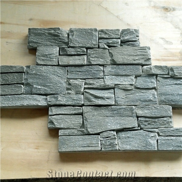 Cement Culture Stone and Wall Cladding, Split Face Stacked Stone