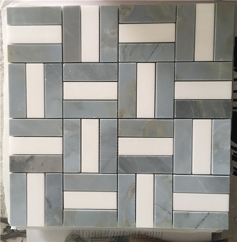 China Blue Mosaic, China Blue Mosaic Tile, China Blue Tile, China Blue Slab, Wall Mosaic, Flooring Mosaic, Mosaic Pattern, Interior Mosaic Tile