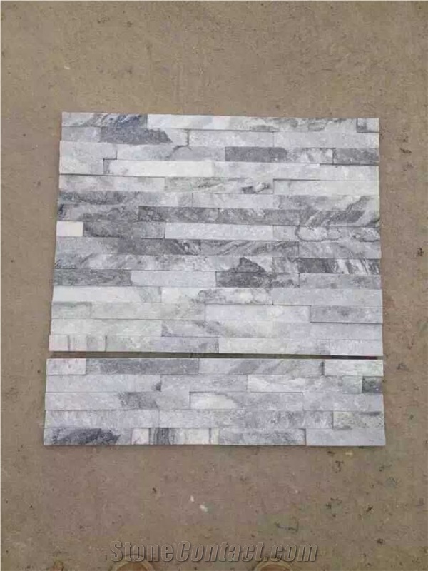 Cloudy Grey Culture Stone/Ledge Stone/Thin Stone Veneer/Feature Wall/Stone Wall Decor/Split Face Culture Stone/Manufactured Stone Veneer