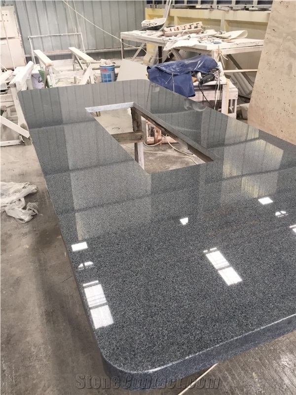 G654 Seasame Black Granite Countertop