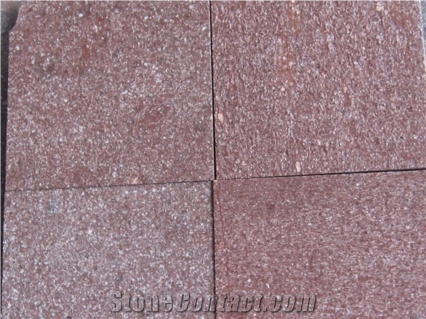 G666 Red Porphyry Granite Paving Stone ,Red Porphyrite Granite Paver,Red Porphyrite Granite Cube Stone,Red Porphyry Granite Cobble,Lanscape Stone , Cubstone