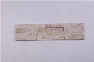 Gold Line Wooden Ledge Stone/Stone Wall Cladding/Stone Wall Decor/Thin Stone Veneer/Manufactured Stone Veneer/Feature Wall/Split Face Culture Stone/Stone Wall Cladding