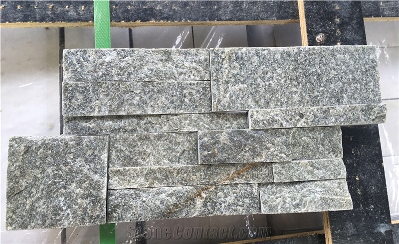 Green Quartzite, Ledger Stone, Green Quartzite Wallstone, Wall Cladding, Thin Stone Veneer, Exposed Wall Stone, Split Face Green Quartzite Culture Stone, Stacked Stone Venner
