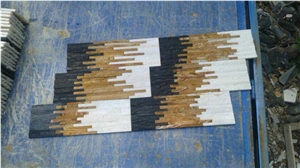 Mixcolor Culture Stone, Wall Decor and Cladding, Ledge and Stacked Stone Veneer, Split Face Fieldstone Mixcolor Culture Stone, Wall Decor and Cladding, Ledge and Stacked Stone Veneer, Split Face Fieldstone