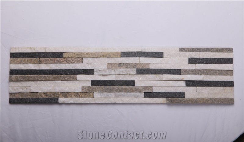 Mixcolor Culture Stone, Wall Decor and Cladding, Ledge and Stacked Stone Veneer, Split Face Fieldstone
