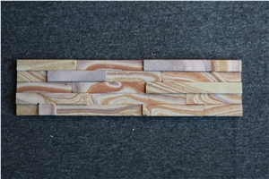 Mixcolor Sandstone Wallstone, Mixcolor Sandstone Culture Stone, Wall Decor and Cladding , Loose Stone, Stacked Stone Veneer Stone, Exposed Wallstone