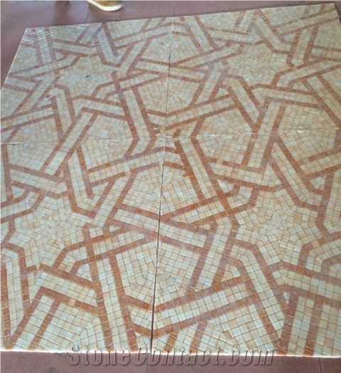 Mosaic Medallions, Square Medallions, Glass & Ceramic & Shell & Stone Medallion,Flooring & Wall Medallions Mosaic Tile, Customize Medallions