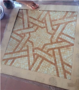 Mosaic Medallions, Square Medallions, Glass & Ceramic & Shell & Stone Medallion,Flooring & Wall Medallions Mosaic Tile, Customize Medallions