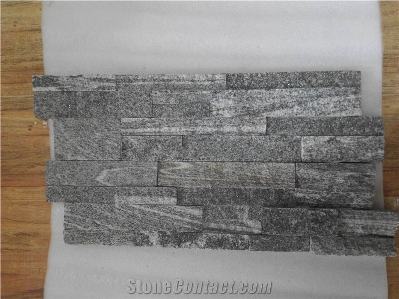 Negro Santiago-15x60 Z Shape 4 Strips, Wall Stone .Culture Stone, Wall Cladding,Ledge Stone, Loose Stone