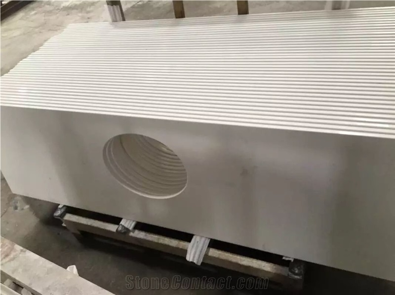Pure White Quartz Kitchen Countertops/Pure White Quartz Kithen Island Top/Pure White Engineered Quartz Bar Tops
