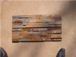 Red Quartzite Cultured Stone ,Wall Cladding /Ledge Stone / Veneer Stone / Thin Stone Veneer / Quartzite Cultured Stone