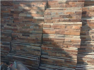 Rough Surface Rusty Slate Culture Stone/Slate Stone Wall Cladding/Ledge Stone/Stone Wall Decor/Thin Stone Veneer/Feature Wall/Split Face Culture Stone/Manufactured Stone Veneer/Feature Wall