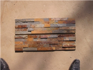 Rusty Slate Culture Stone/Stone Wall Cladding/Ledge Stone/Stone Wall Decor/Thin Stone Veneer/Split Face Culture Stone/Feature Wall/Manufactured Stone Veneer/Corner Stone/Stone Wall Decor