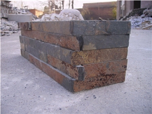 Rusty Slate Culture Stone/Stone Wall Cladding/Ledge Stone/Stone Wall Decor/Thin Stone Veneer/Split Face Culture Stone/Feature Wall/Manufactured Stone Veneer/Corner Stone/Stone Wall Decor