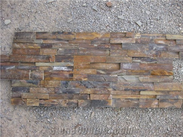 Rusty Slate Culture Stone/Stone Wall Cladding/Ledge Stone/Stone Wall Decor/Thin Stone Veneer/Split Face Culture Stone/Feature Wall/Manufactured Stone Veneer/Corner Stone/Stone Wall Decor