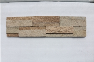 Yellow Sandstone Wall Cladding/Ledge Stone/Stone Wall Decor/Thin Stone Veneer/Split Face Culture Stone/Manufactured Stone Veneer/Feature Wall