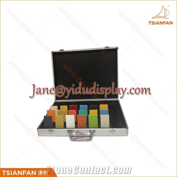 Quartz Stone Sample Case Marble Sample Case