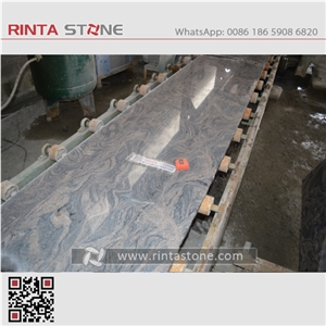G261 Granite Slabs Tiles China Juparana Granite Wave Sand Granite Granite Juparana Grey Juprana Pink Granite Waves Pattern Stone Big Slabs China Multicolour Granite Grey Stone