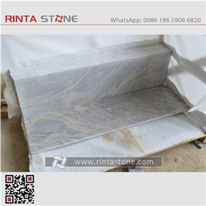 Juparana Granite Stair Step Risers China Juparana Grey Granite China Multicolour Granite China Wave Stone Staircase Stair Threads G261 Juprana Pink Granite Stairs Deck Stair