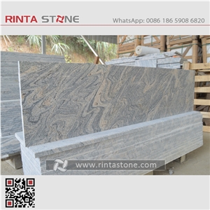 Juparana Granite Stair Step Risers China Juparana Grey Granite China Multicolour Granite China Wave Stone Staircase Stair Threads G261 Juprana Pink Granite Stairs Deck Stair