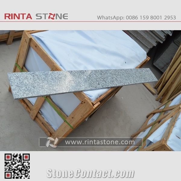 New G602 Grey Granite Tiles Stair Steps Risers Slabs Thin Tiles G603 Big Flower G602 Granite New G603 Cheap Grey Stone Padang Light Grey Granite Jinjiang White Stone Hb G603 Big Flower Hb G602 Skirtin