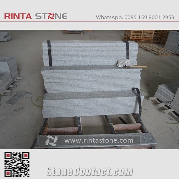 New G602 Grey Granite Tiles Stair Steps Risers Slabs Thin Tiles G603 Big Flower G602 Granite New G603 Cheap Grey Stone Padang Light Grey Granite Jinjiang White Stone Hb G603 Big Flower Hb G602 Skirtin