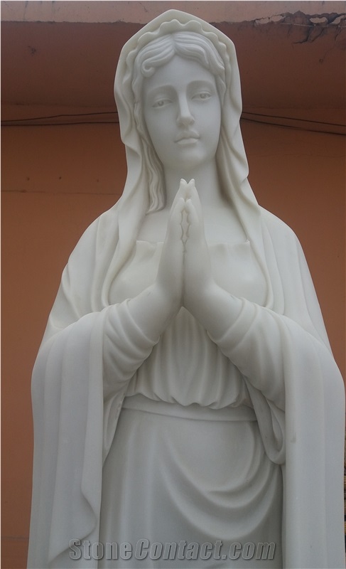 Maria Statue Sculpture White Marble Statue Western Statues Human Sculptures Angel Sculptures