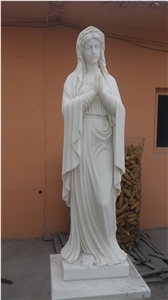 Maria Statue Sculpture White Marble Statue Western Statues Human Sculptures Angel Sculptures