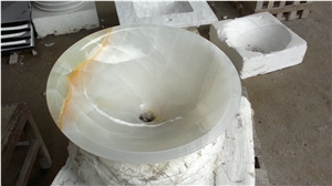 White Onyx Sink,Bathroom Basin,Round Sinks,Wash Bowls,China Cheap White Onyx Sink