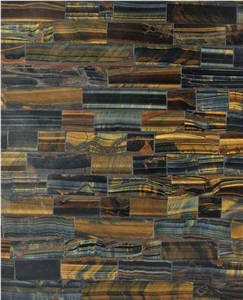 High Quality Blue Tiger Eye Semiprecious Stone Tiles