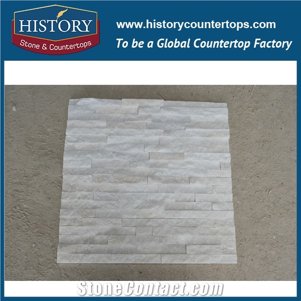 2017 Beige Wood Color Ledge Slate Cultural Stone for Interlocking Indoor & Outdoor Wall Covering, Corner Panels