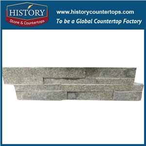 2017 China Natural Split Rusty Granite Wall Decoration Irregular Surface Cultured Stone, Backside Panels Cladding Ledge Stone