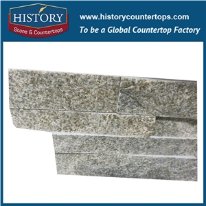 2017 China Natural Split Rusty Granite Wall Decoration Irregular Surface Cultured Stone, Backside Panels Cladding Ledge Stone