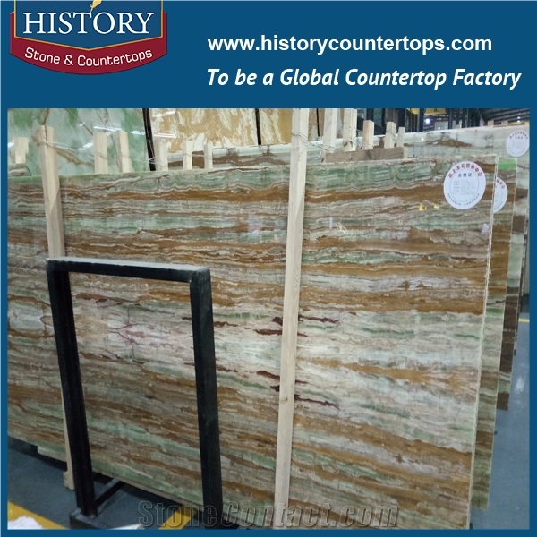 2017 China New Product Free Sample Best Selling Professional Design High-Class Restaurant Abstract High Polished Natural Onyx Tiles