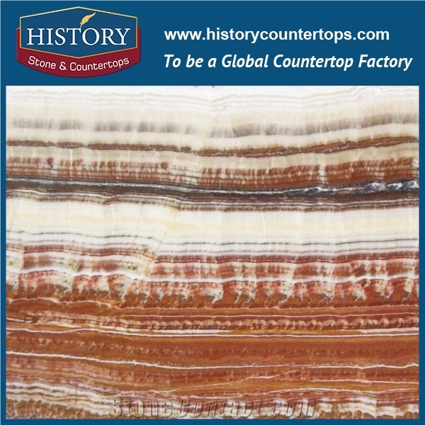 2017 Marketing Plan Competitive New Product Natural and Environment Friendly Luxury Tiger Onyx Slab for Floor Tile , Wall Cladding , Light Transmit
