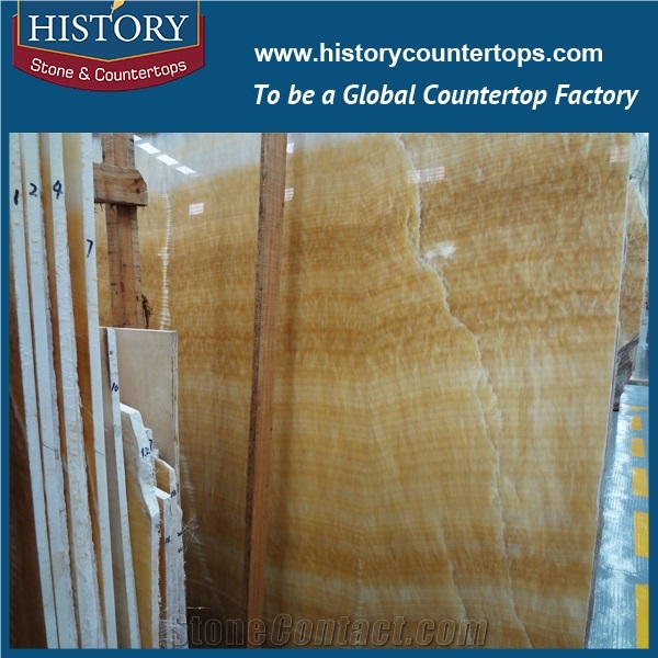 A Grade Quality China Famous Supplier Produce and Custom Made Eye-Catching Brown Onyx Slabs and Tiles for Flooring Design