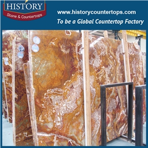 A Grade Quality Chinese Famous Supplier Produce and Custom Made Eye-Catching Multicolor Onyx Slabs and Tiles for Flooring Border Design