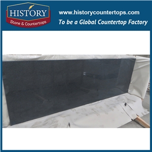 China Building Hg025 G654 Padding Dark Bevel Top Four Edges Polished Custom Size Prefab for Reataurant Durable Countertops & Bathroom Vanity Top