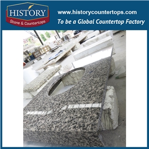 China Building Hg038a G5158 Yellow Leopard Skin Flower Polished Flat Bullnose Edge Custom Made Manufacturer for Countertops & Vanity Top