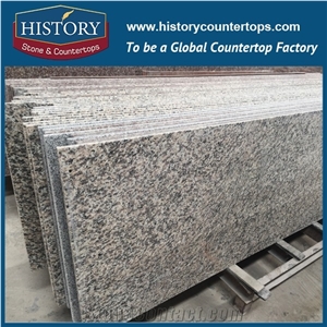 China Building Hg072 Red Granite Natural Stone Wholesale Pre Cut with Trim Molding Classic Furniture for Inn Countertop, Bathroom Vanity Tops
