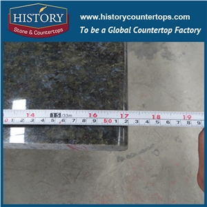 China Building Hg133 China Butterfly Blue Eased Polished Antique Prefab Size Countertop Free Samples Table Tops & Batheroom Vanity Top