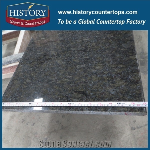 China Building Hg133 China Butterfly Blue Polished Wholesale Pre Cut with Trim Molding Classic Furniture for Inn Countertop, Bathroom Vanity Tops, Granite Bath Top