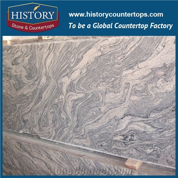 China Building Hg140 Multicolor Grain Sand Ripple Prefab Smooth Surface Bullnose Edge for Veneer Modular Granite Countertops & Bathroom Vanity Top
