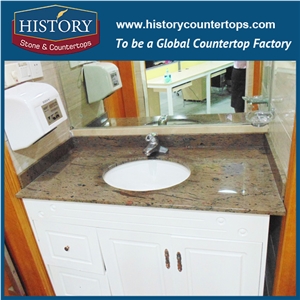 China Building Hmj009 Rojo Alicante Natural Stone Polished Style Selection Laminated Furniture Solid Surface for Hotel Countertop, Bathroom Vanity Tops, Marble Counter, Bench Top & Vanity Units