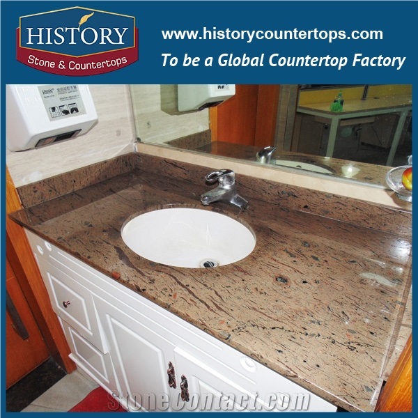 China Building Hmj009 Rojo Alicante Natural Stone Polished Style Selection Laminated Furniture Solid Surface for Hotel Countertop, Bathroom Vanity Tops, Marble Counter, Bench Top & Vanity Units