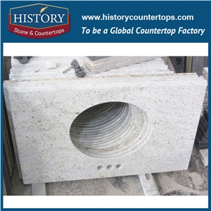 China Building Stone Hgj063 Kashmir White Customized Edge Laminated Product Wholesale Style Selection Vanity Kit Eased for Countertop, Vanity Tops,Vnity Suite & Shower Panel China Building Stone Hgj063 Kashmir White Customized Edge Laminated Product Wholesale Style Selection Vanity Kit Eased for Countertop, Vanity Tops,Vnity Suite & Shower Panel