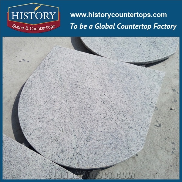 China Building Stone Hgj063 Kashmir White Customized Edge Laminated Product Wholesale Style Selection Vanity Kit Eased for Countertop, Vanity Tops,Vnity Suite & Shower Panel