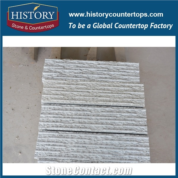 China Factory Direct Sales and Wholesales Granite Natural Stacked Wall Covering，Cloudy Grey Thin Strip Stone Veneers Ledge Stone