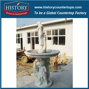 China Factory Price Natural Polished Black Marble Floating Sphere Garden Used Water Fountain for Sale with Yellow Base