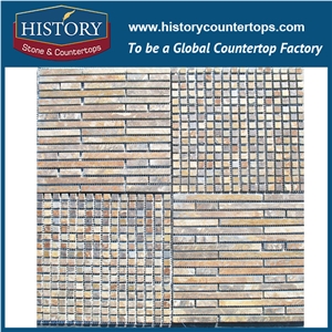 China History Stone Factory Rusty Mini Square Joint Liner Pattern Mosaic Suitable for Both Domestic and Worldwide Customers